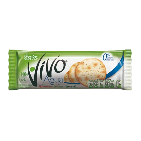 GALLETA COSTA VIVO AGUA 140G
