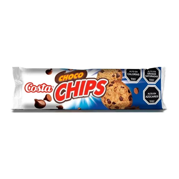 GALLETA COSTA CHOCO CHIPS 125G