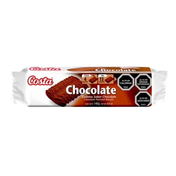 GALLETA COSTA CHOCOLATE 140G