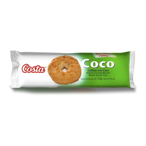 GALLETA COSTA COCO 125G