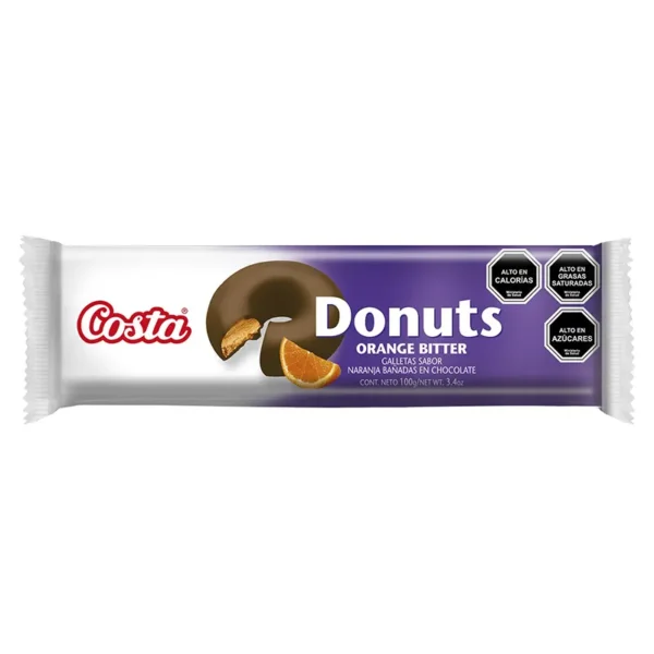 GALLETA COSTA DONUTS ORANGE BITTER 100G