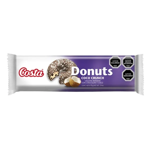 GALLETA COSTA DONUTS COCO CRUNCH 95G