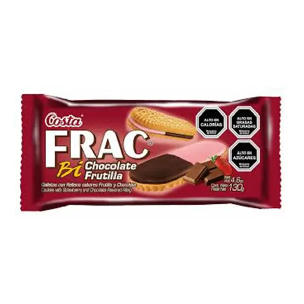 GALLETA COSTA FRAC BI CHOCOLATE FRUTILLA 110G