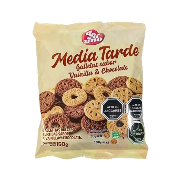 GALLETA DOS EN UNO MEDIA TARDE 150G