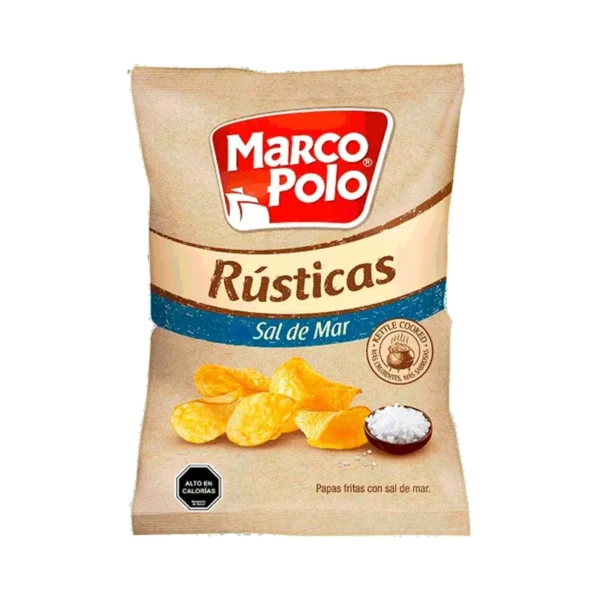 PAPAS RUSTICAS SAL DE MAR MARCO POLO 185G