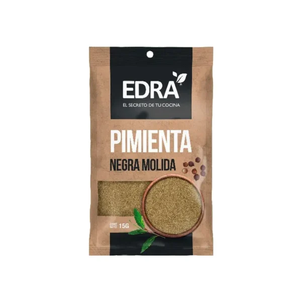 PIMIENTA NEGRA MOLIDA EDRA 15G