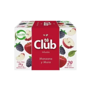 INFUSION CLUB MANZANA MORA 20 BOLSITAS