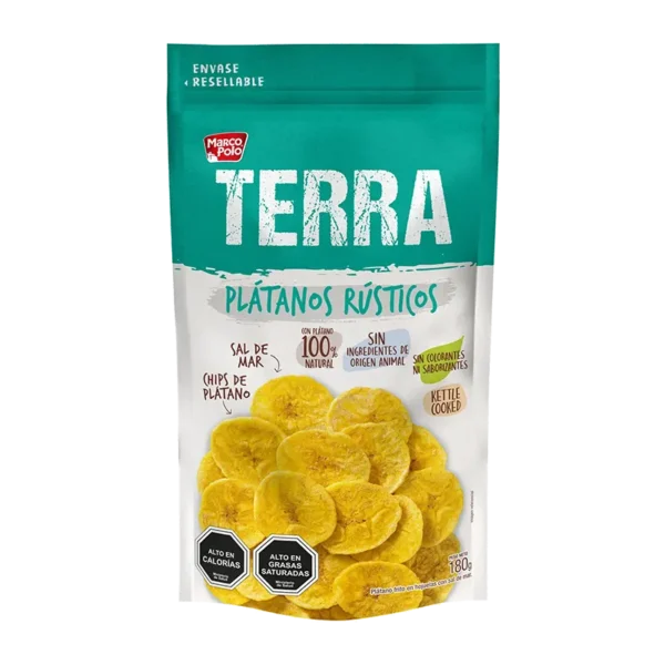 TERRA PLATANOS RUSTICOS 180G
