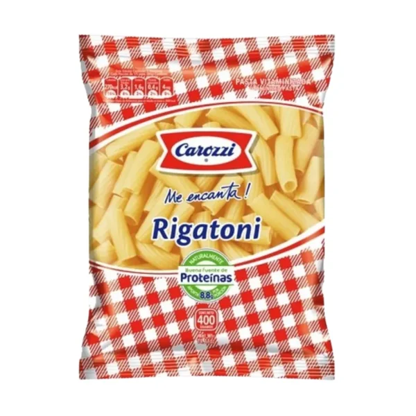 FIDEOS CAROZZI RIGATONI 400G
