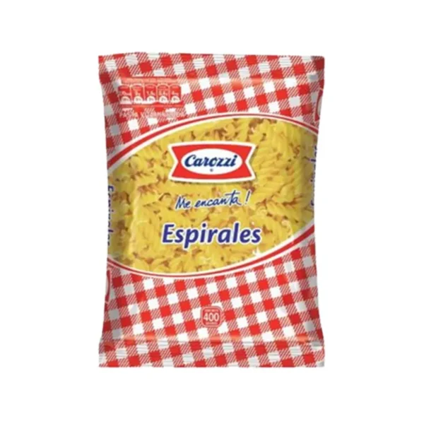 FIDEOS CAROZZI ESPIRALES 400G
