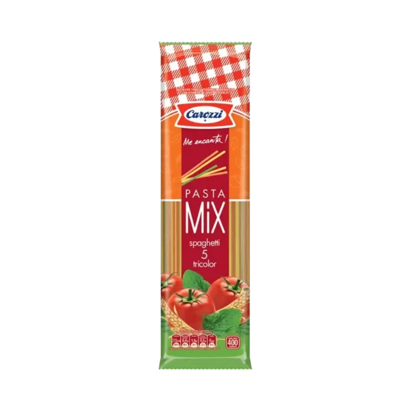 FIDEOS CAROZZI SPAGHETTI TRICOLOR 5 400G