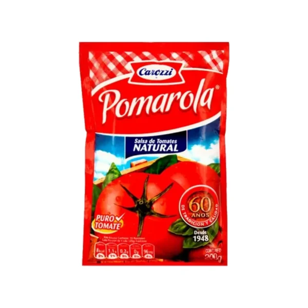 SALSA POMAROLA NATURAL 200G