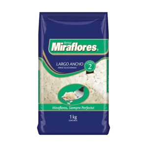 ARROZ MIRAFLORES LARGO ANCHO G2 1KG