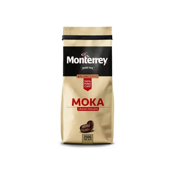 CAFE MONTERREY GRANO MOLIDO MOKA 250G