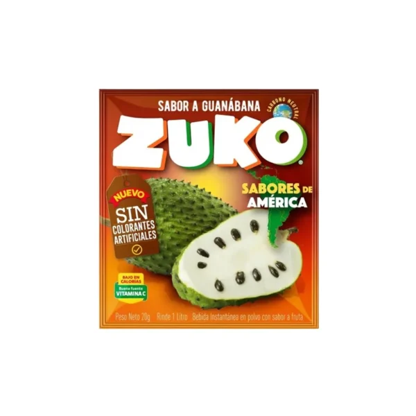 JUGO EN POLVO ZUKO GUANABANA 20G