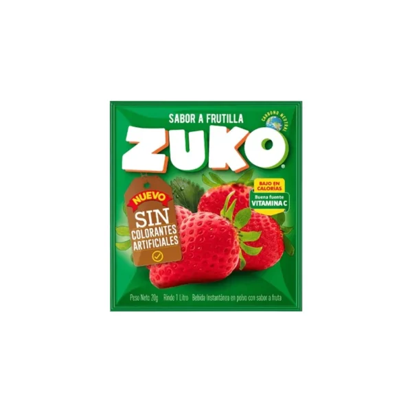 JUGO EN POLVO ZUKO FRUTILLA 20G