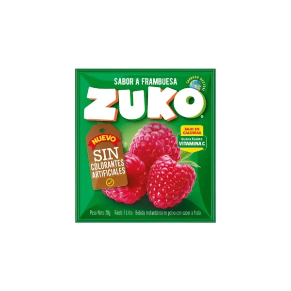 JUGO EN POLVO ZUKO FRAMBUESA 20G
