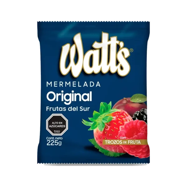 MERMELADA WATTS FRUTAS DEL SUR 225G