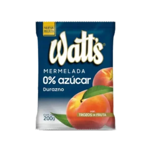 MERMELADA WATTS SIN AZUCAR DURAZNO 200G