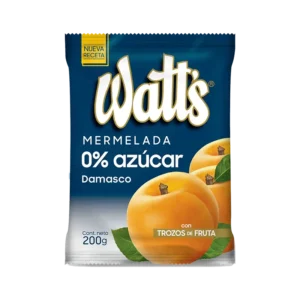 MERMELADA WATTS SIN AZUCAR DAMASCO 200G