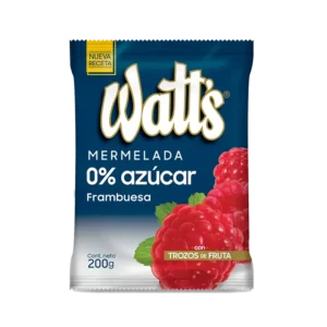 MERMELADA WATTS SIN AZUCAR FRAMBUESA 200G