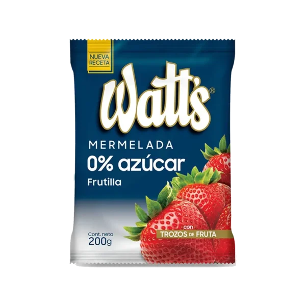 MERMELADA WATTS SIN AZUCAR FRUTILLA 200G