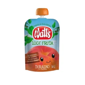 COMPOTA POUCH WATTS DURAZNO 90G