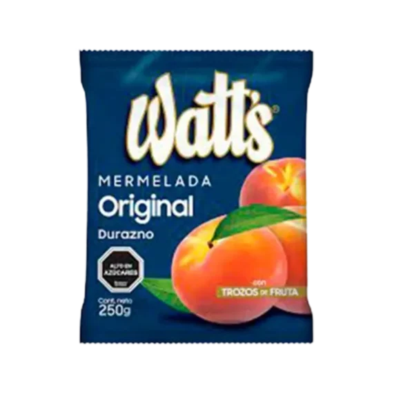 MERMELADA DURAZNO WATTS 250G