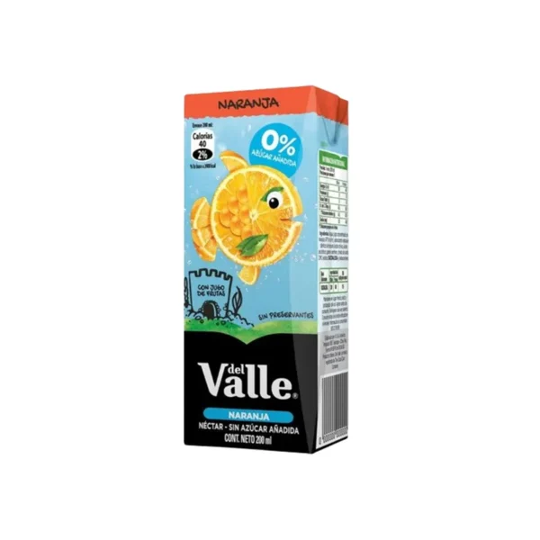 NECTAR ANDINA DEL VALLE LOW CAL 0% NARANJA 200CC