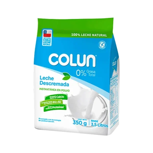 LECHE COLUN DESCREMADA EN POLVO 350G