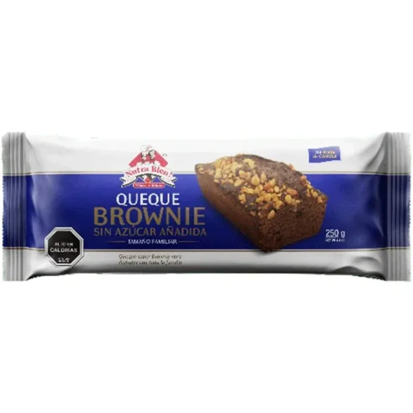 QUEQUE NUTRA BIEN BROWNIE SIN AZUCAR 250G