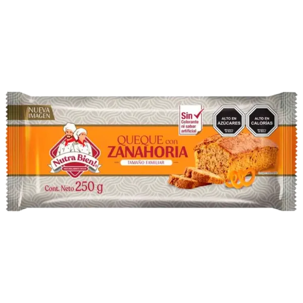 QUEQUE NUTRA BIEN ZANAHORIA 250G