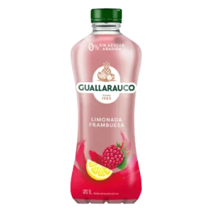 JUGO GUALLARAUCO LIMONADA FRAMBUESA SIN AZUCAR 1LT PACK 6U