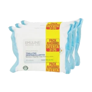 EMULINE TOALLAS DESMAQUILLANTE 3X25 UN