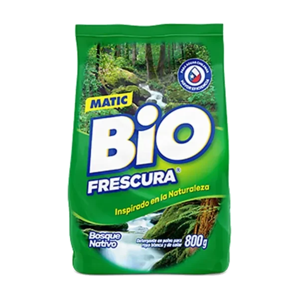 DETERGENTE POLVO BIO FRESCURA BOLSA 800G