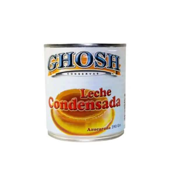LECHE CONDENSADA GHOSH 48 X 390 GRS
