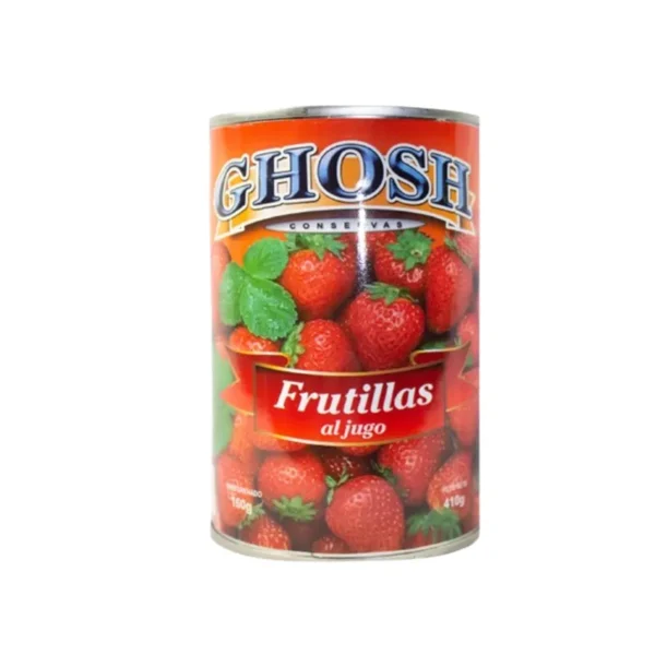 FRUTILLAS AL JUGO 130G/400G GHOSH