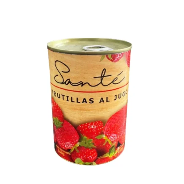 FRUTILLAS ENTERAS AL JUGO 24X410G SANTE