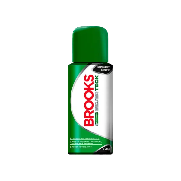 TALCO BROOKS DESODORANTE PARA PIES SPRAY 100G