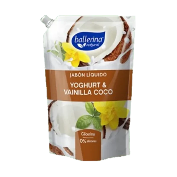 JABON LIQUIDO BALLERINA VAINILLA/COCO D/P 900ML