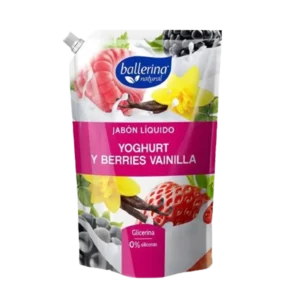 JABON LIQUIDO BALLERINA YOGHURT/BERRIES D/P 900ML