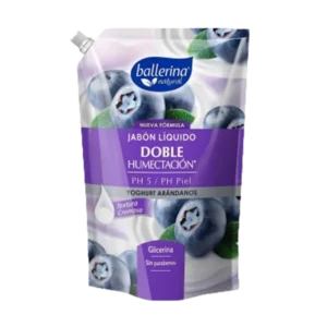 JABON LIQUIDO BALLERINA YOGHURT/ARANDANOS D/P 900ML