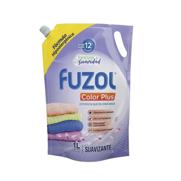 SUAVIZANTE HIPOALERGENICO FUZOL COLOR PLUS 1LT