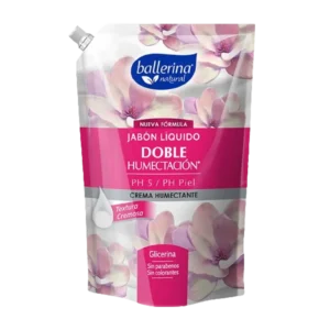 JABON LIQUIDO BALLERINA CREMA HUMECTANTE D/P 900ML