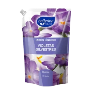 JABON LIQUIDO BALLERINA VIOLETAS SILVESTRES D/P 900ML