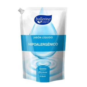 JABON LIQUIDO BALLERINA HIPOALERGENICO D/P 900ML