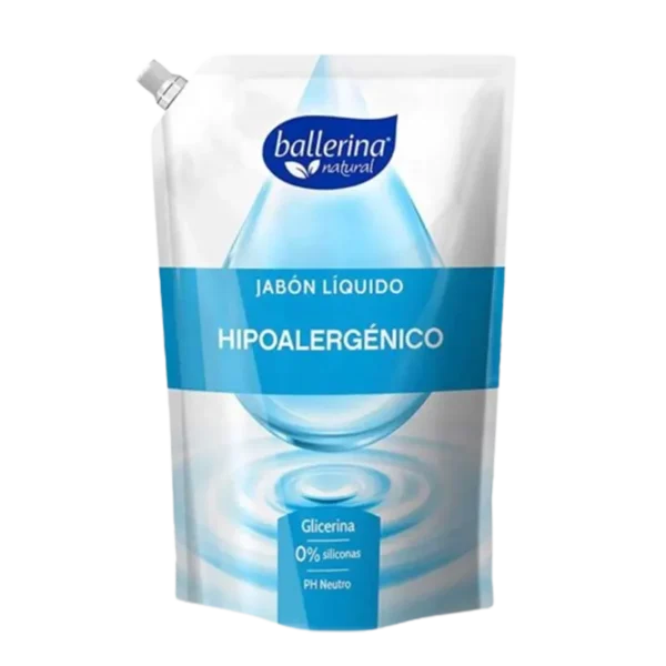 JABON LIQUIDO BALLERINA HIPOALERGENICO D/P 900ML