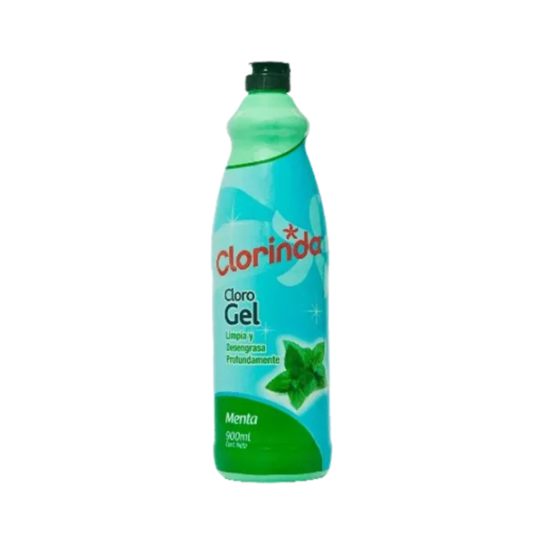 CLORO GEL CLORINDA MENTA 900ML