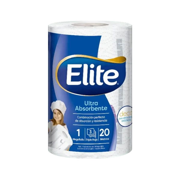 TOALLA DE PAPEL ELITE DECO 1 ROLLO 20MT