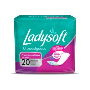 PROTECTORES DIARIOS LADYSOFT ULTRADELGADOS 20U